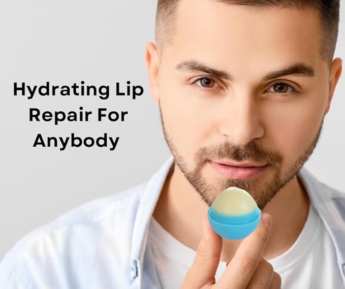 SoftBeso Lip Balm| Blueberry Flavor |Vegan Lip Care|Clean Ingredients | Lip Balm for Beautiful, Soft Lips | Hydrating & Nourishing Lip Care Products | Premium Lip Balm ball