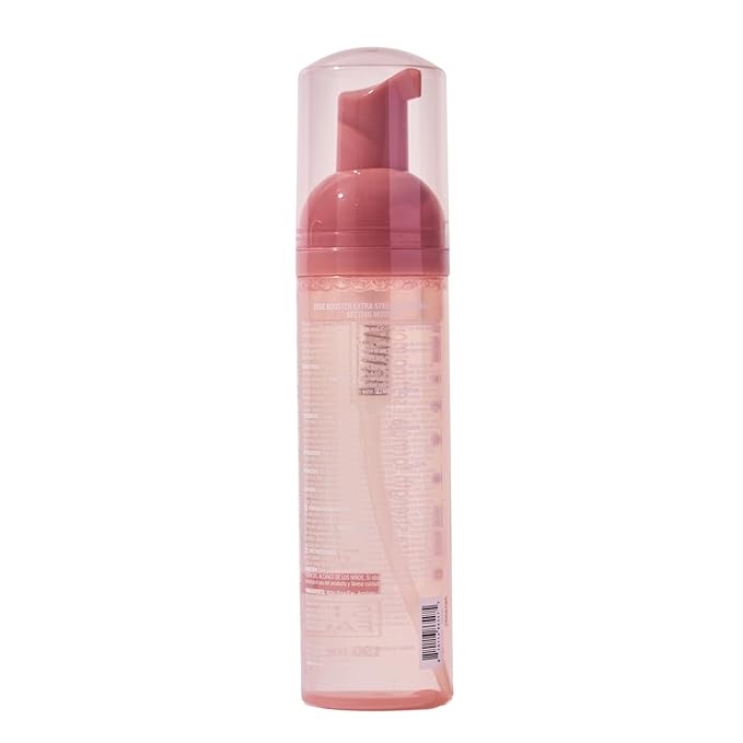 Style Factor EDGE BOOSTER Extra Strength Setting Mousse โ Frizz Control, Extra Volume, and Conditioning โ 6.4oz Morganite Mousse for Curly Hair