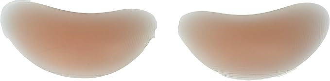 Women's Mini Silicone Enhancers- Banana Shape Underwear, nude, o/s