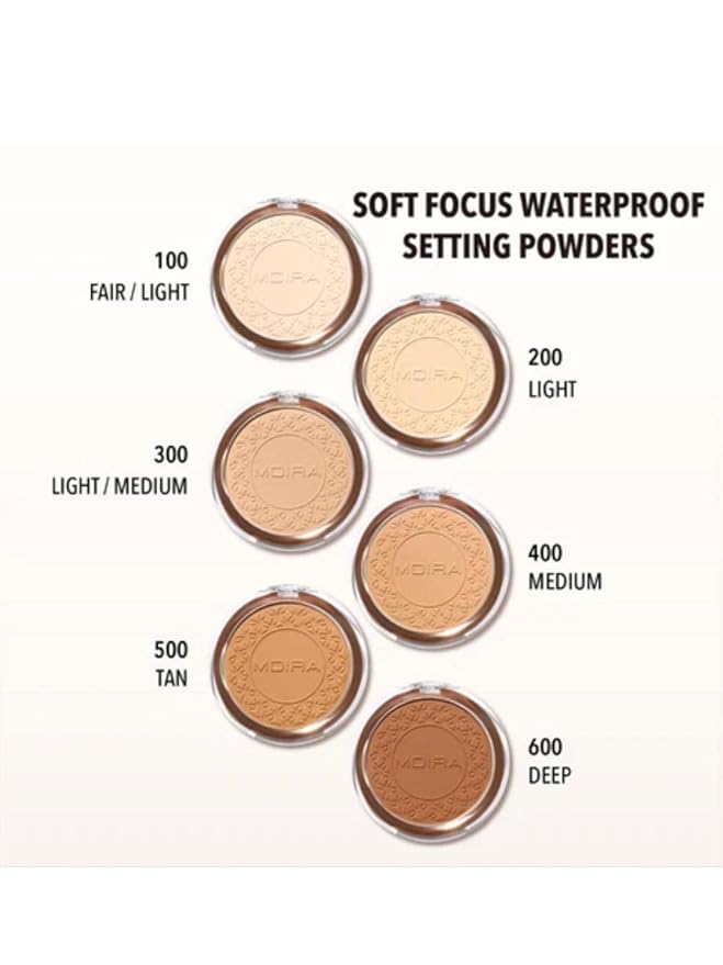 Waterproof Setting Powder Soft Focus Foundation Makeup Concealer (100)