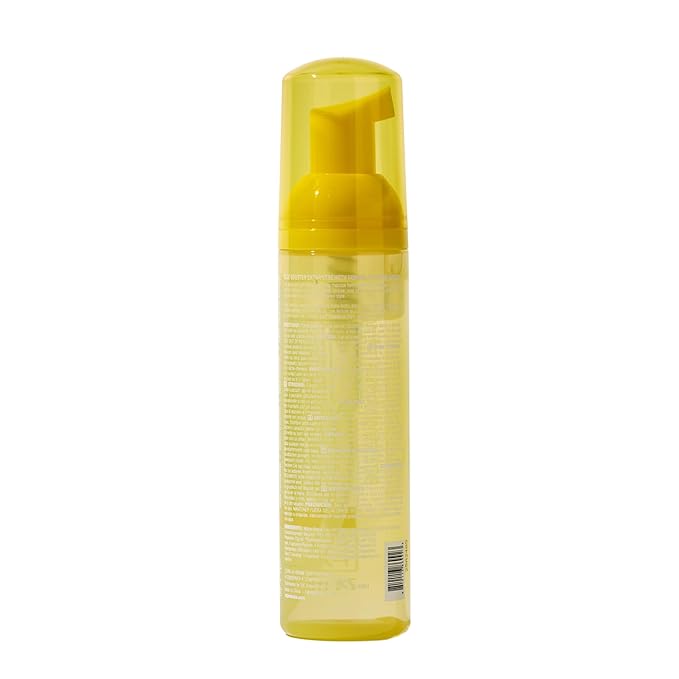 Style Factor EDGE BOOSTER Extra Strength Setting Mousse โ Frizz Control, Extra Volume, and Conditioning โ 2.5oz Yellow Quartz Mousse for Curly Hair