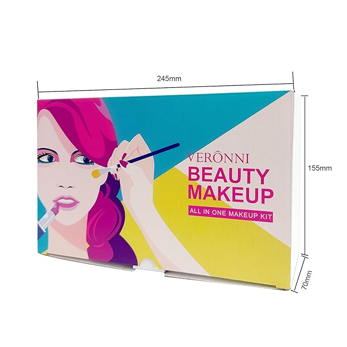 VERONNI All in One Makeup Kit,Eye Face Lips Makeup For Mother's Day,Multipurpose Women's Makeup Sets,Beginners and Professionals Alike (All in one makeup set)