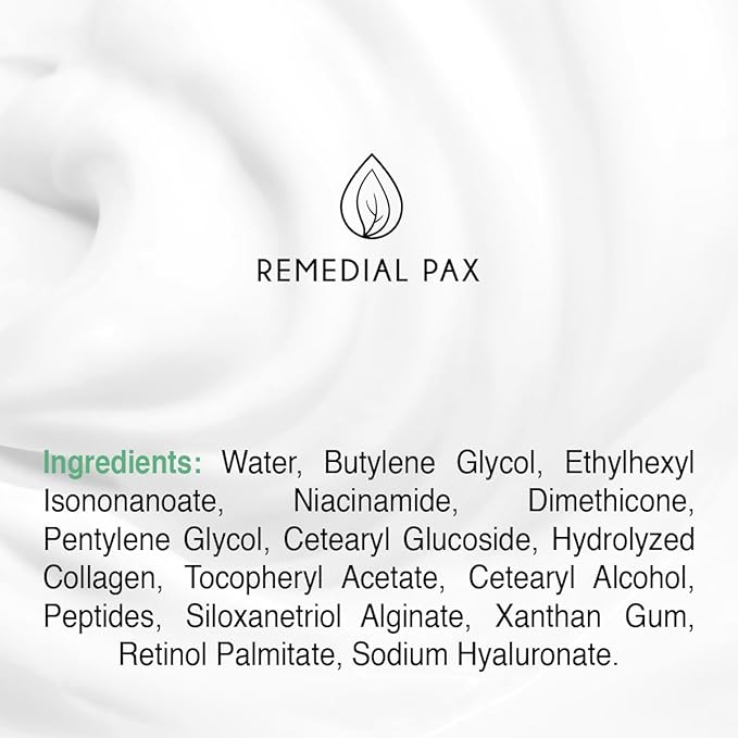 REMEDIAL PAX Eye Cream for Dark Circles and Puffiness, Bags Under Eyes Treatment, Anti-Aging Collagen Eye Cream for Wrinkles, Day & Night Caffeine Eye Cream with Niacinamide Dimethicone