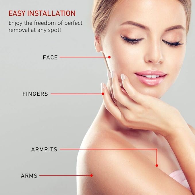 tuokiy Replacement Heads for Flawless Finishing Touch Facial Hair Removal Tool for Women. Just fit Gen 2 Hair Removal Device