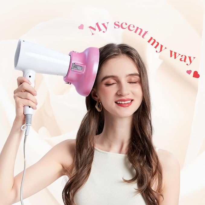 Universal Hair Diffuser “Super Sturdy” 1.7 Inch to 2.6 Inch for Natural Curly and Wavy Hair, Hair Dryer Attachment (White 2 Aroma Upgrade)