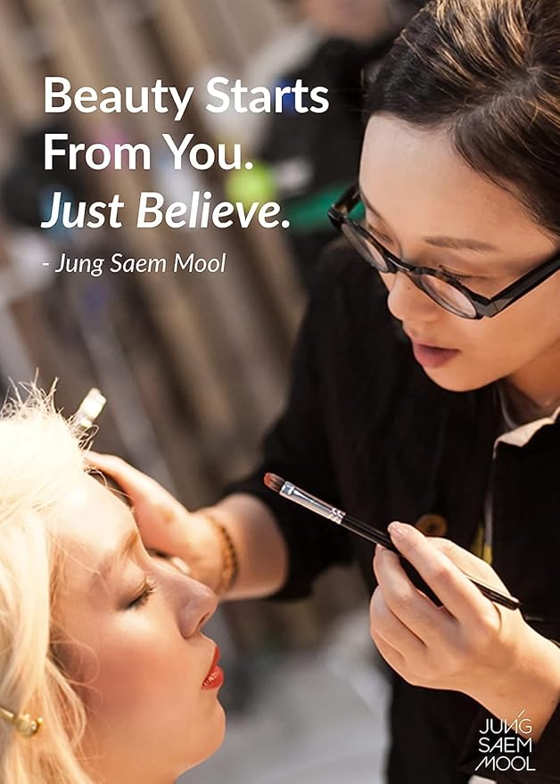 JUNG SAEM MOOL Essential Skin Nuder Longwear Cushion 0.98 Fl Oz (Medium Deep), Refill Included, 24H lasting Cushion Foundation with High Coverage, Semi-Matte Natural Finish, Korean Foundation Makeup