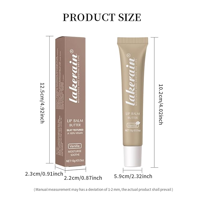 Lip Butter Balm, Day/Night Hydrating Lip Mask, Moisturizing Lip Balm Butter, Ultra-Nourishing Lip Care Moisturizer, Lip Butter Gloss Shine Lip Glow Oil Makeup#1#2#3