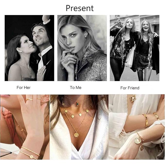 Vertical Bar Circle Necklace Silver Circle Pendant Necklace Boho Long Necklaces Chain Minimalist Geometric Ring Necklace Jewelry for Women and Girls