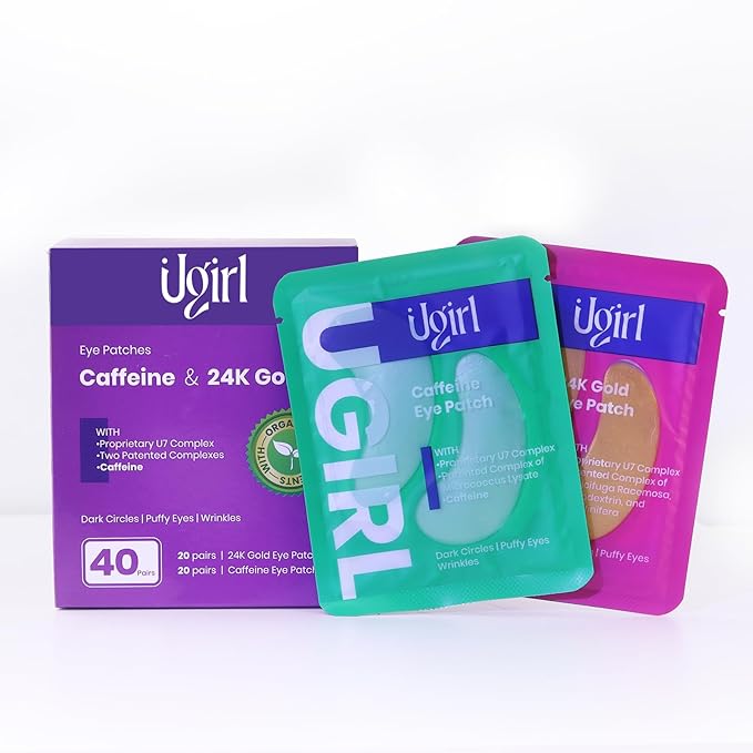 Under Eye Patches - Eye Masks for Puffy Eyes - Under Eye Patches for Dark Circles - Reduce Under Eye Bags and Smooth Wrinkles - Suitable for Any Skin Care Routine