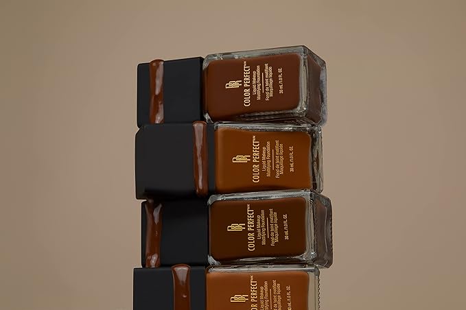 Black Radiance Color Perfect Liquid Full Coverage Foundation Makeup, Allspice, 1 Ounce