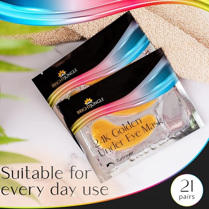 Under Eye Patches - Collagen Eye Pads for Dark Circles and Puffiness, Under Eye Masks for Women, Rich in Nutrients, Peptides, Restores Skin Firmness, Intense Hydration