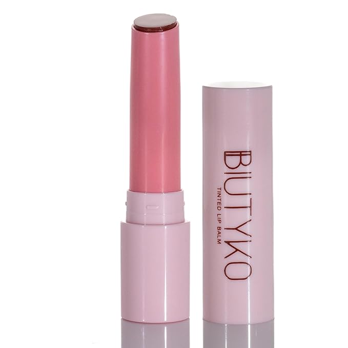 Lip Balm Hydrating for Dry and Chapped Lips Tinted Subtle Color Non-Sticky Juicy Finish | Nude