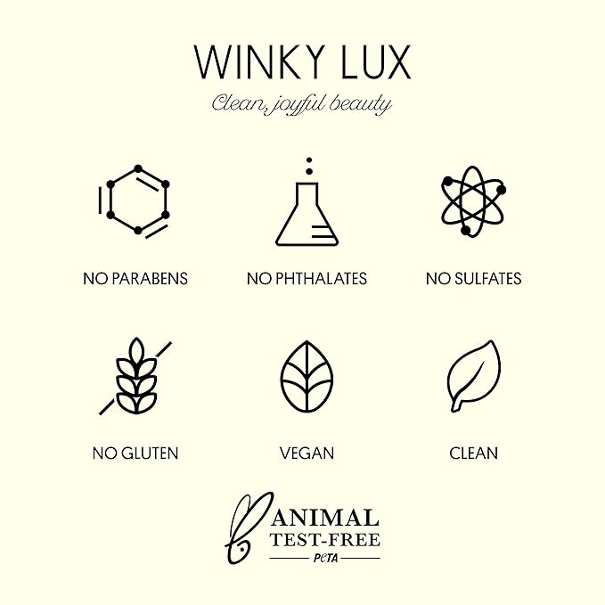 Winky Lux Wakey Wakey Hydrogel Eye Patches – Cooling Under Eye Patches for Puffiness, Dark Circles & Bags, Infused with Caffeine, Vitamin C & Hyaluronic Acid