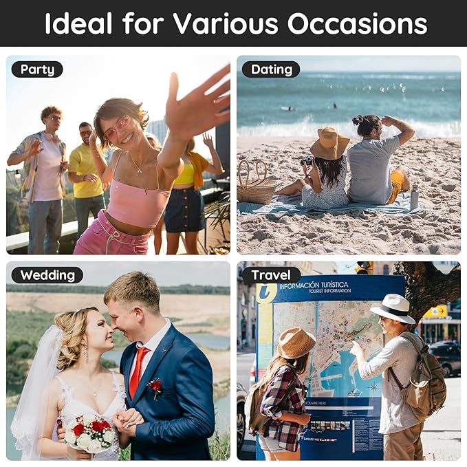 Segbeauty 10ML Perfume Bottles Empty, Set of 10 Mini Travel Refillable, Glass Spray Bottle Atomizer Portable Leak-proof Sprayer for Dispensing Fragrance Toiletries Cosmetic, Gradient Blue-gold