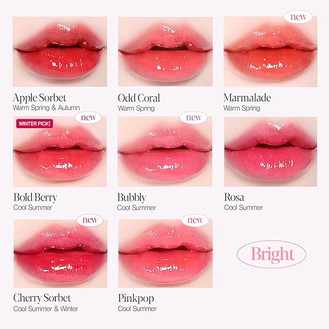 Espoir Couture Lip Tint Glaze #21 Bubbly 0.14oz | Volumizing Lip Stain with Syrupy Shine | Long-Lasting & Vibrant Color for Radiant Lip Look | Moisturizing & Glossy Lip Tint | Korean Lip Makeup