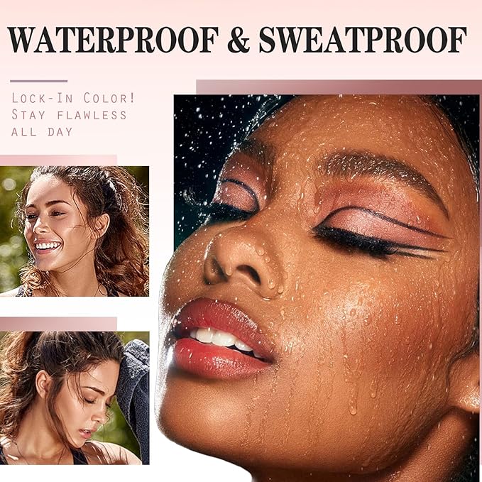 Eyebrow Pen, Waterproof Eyebrow Pencils for Women - Angled Brow Brush & Multi-Fork Tip Microblading Brow Pen, Precisely Creates Natural Hair-Like Brows, Easy to Use 01-Brown