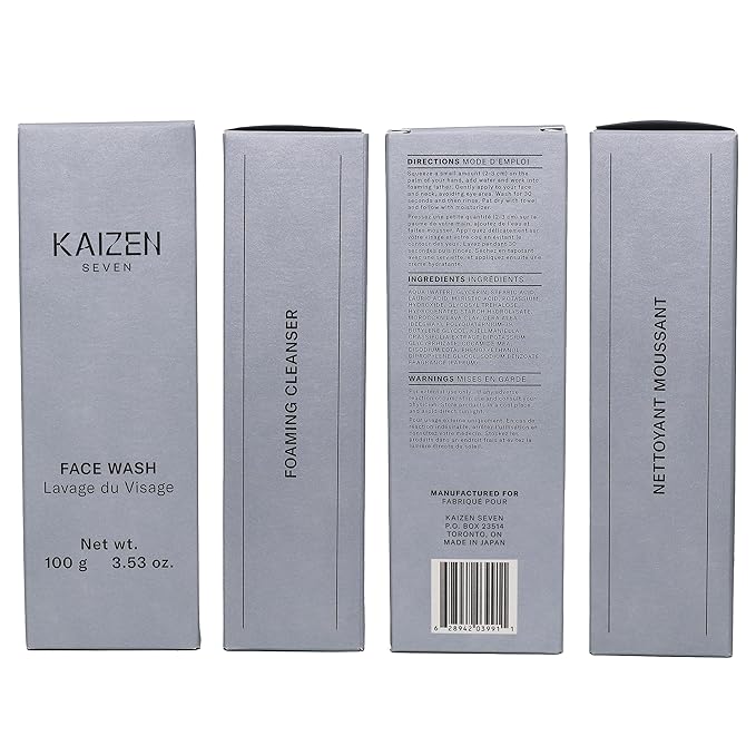 2-Step Set for Men | Made in Japan | Face Wash 100ML and Light Moisturizer 120ML