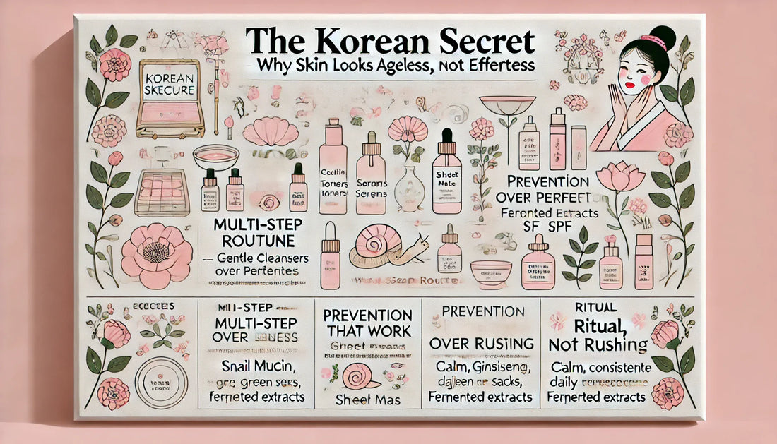 The Korean Secret — Why Skin Looks Ageless, Not Effortless
