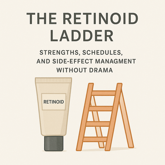 The Retinoid Ladder: Strengths, Schedules, and Side-Effect Management Without Drama