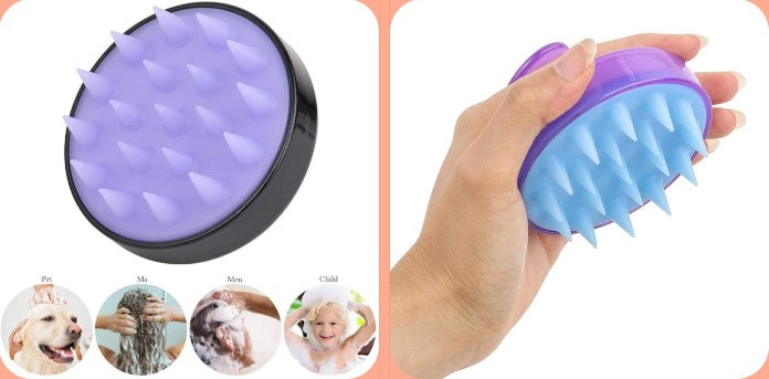 Upgrade Your Hair-Wash Routine with 4-Pack Silicone Scalp Shampoo Brushes — Gentle, Deep-Cleaning & Perfect for All Hair Types