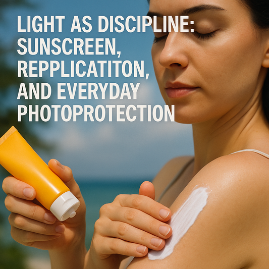 Light as Discipline: Sunscreen, Reapplication, and Everyday Photoprotection