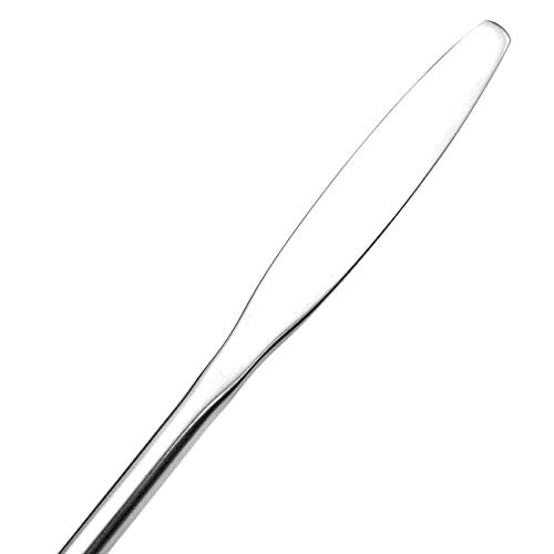 5Pcs Makeup Spatula tool metal Set Professional Beauty Stainless Steel Cosmetics Mixer Long Metal Spatula Depotting Mixing Tool (#1)