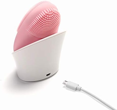 Sonic Facial Cleansing Brush, Waterproof Electric Face Cleansing Brush Device for Deep Cleaning|Gentle Exfoliating|Massaging,Rechargeable,Yasmeen Skincare Co.