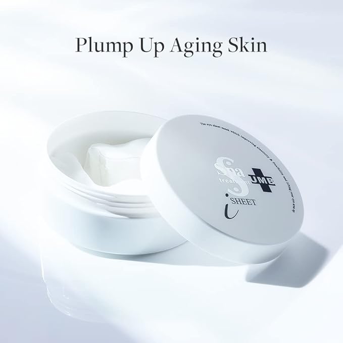 Spa Treatment UMB Stretch iSheet Japanese Under Eye Masks (30 Pairs) - Effective Anti-Aging Under Eye Patches for Dark Circles, Dry, Dull Skin Around the Eyes - Moisturize and Refresh your Skin