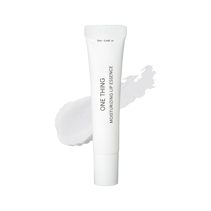 ONE THING Moisturizing Lip Essence 1 Count | Nourishing Soothing Moisturizing Hydrating Dry Rough Lips, Oil Butter Organic Plant Based Balm, Jojoba Argan Olive Oil | Vegan Korean Skin Care