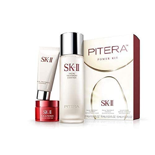 SK-II PITERA Power Kit Fantasista Utamaro Limited Edition 3pc. Facial Treatment Essence, 75 mL R.N.A.POWER Cream, 15 ml. Facial Treatment Cleanser, 17 ml.