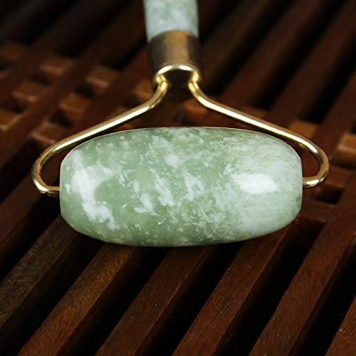 2 Pack Anti-Aging Anti Wrinkle Jade Roller Massager Face Neck Slimming Lymphatic Drainage SPA Tool