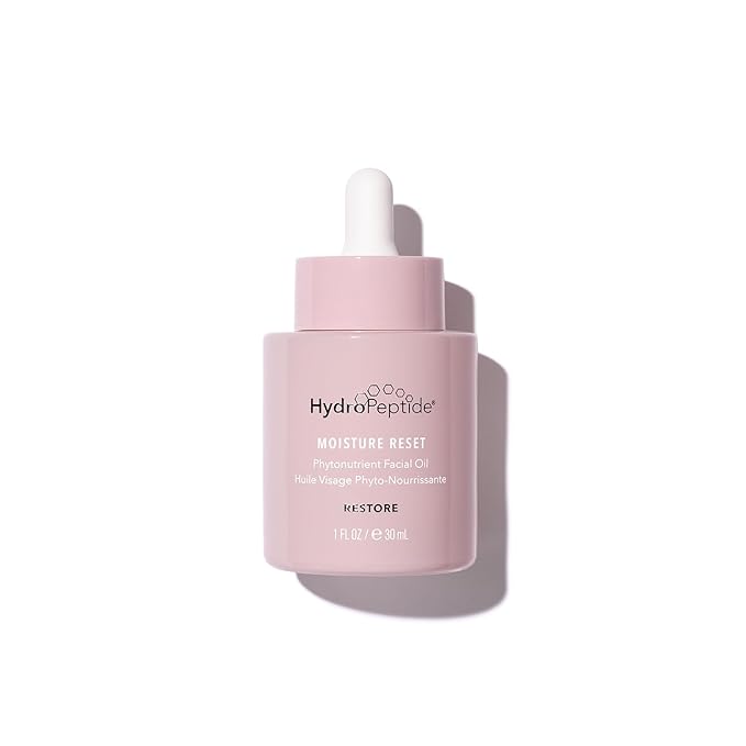 HydroPeptide Moisture Reset, Phytonutrient Facial Oil, Hydrate and Enrich Skin, Improves Skin Barrier Function, 1 Ounce