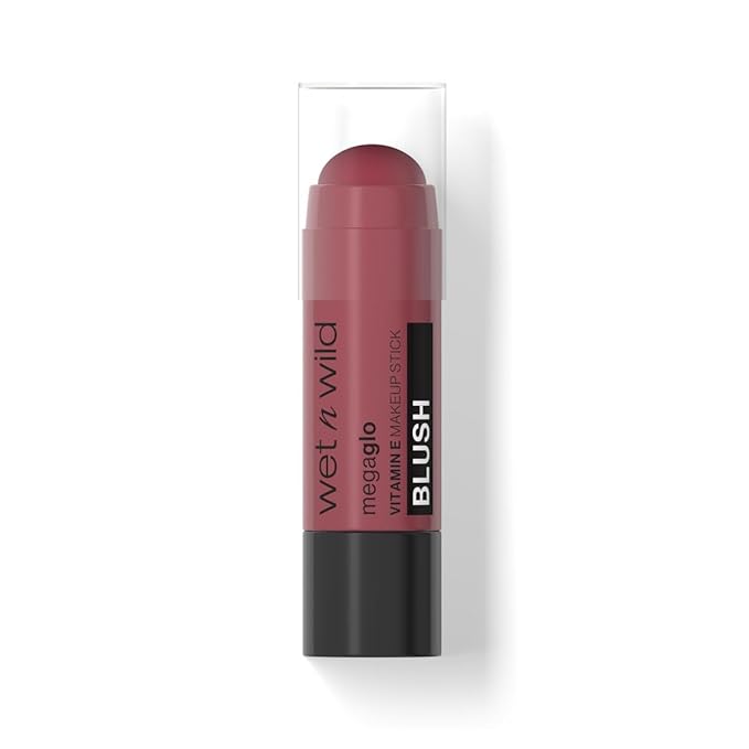 wet n wild Mega Glo Makeup Stick, Buildable Color, Versatile Use, Cruelty-Free & Vegan - Current Jam
