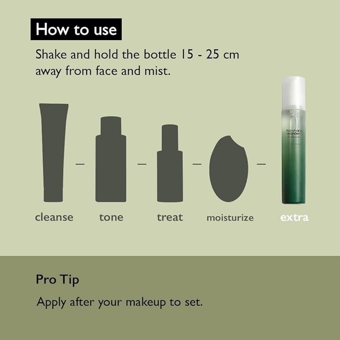 HARUHARU wonder Black Bamboo Mist, 5.07 fl.oz. Hydrating and Firming skin, Panax ginseng for clean and smooth skin surface, Korean Skincare, Vegan, Cruelty Free