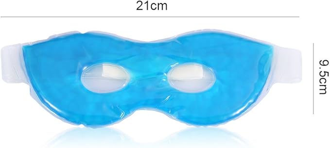 Therapeutic Cold or Warm Eye Mask,Soothing Relaxing Comfortable with Adjustable Strap Gel Remedy Relief Masks