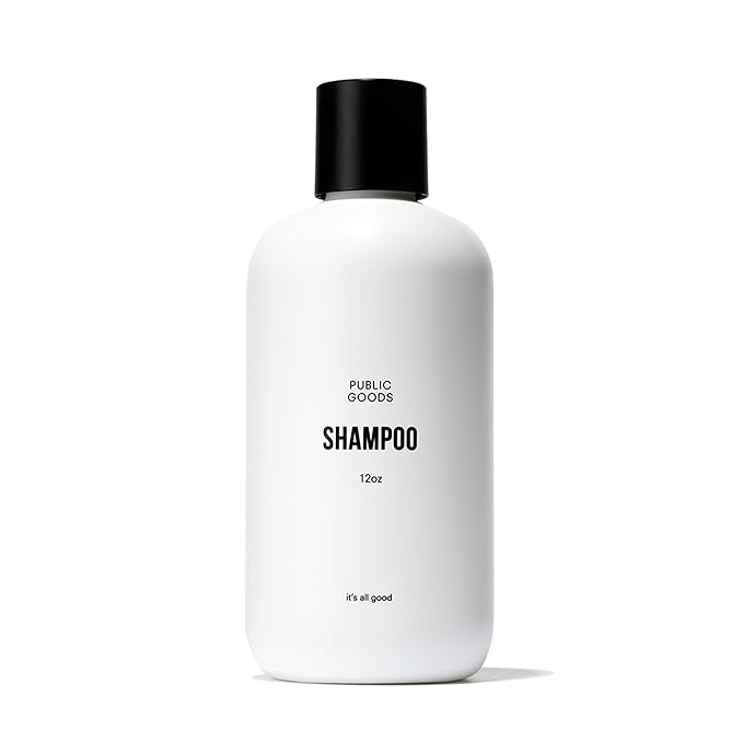 Public Goods Shampoo for Women & Men | Natural Gentle Shampoo to Cleanse & Nourish All Hair Types | Made with Organic Essential Oils | Sulfate & Paraben Free | Vegan | Made in Canada | 12 Fl Oz Bottle