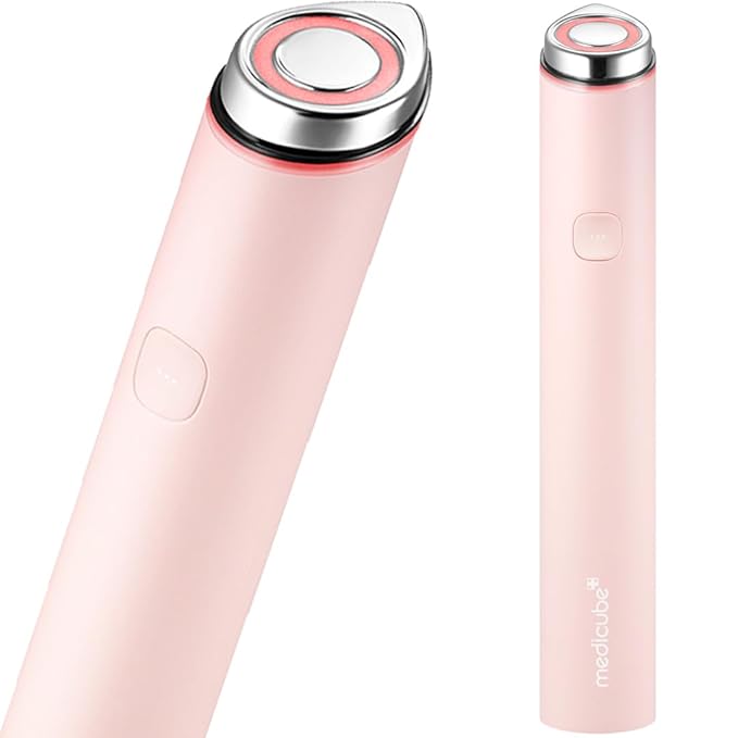 medicube Mini Booster Pro Pink | Affordable at-Home Facial Skin Care Tool for Beginners - Portable Glow Booster for Glass Skin, Boosting Skin Care Absorption, Skin Care for Teens, Korean Skin Care