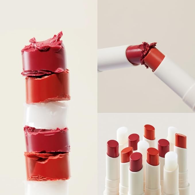 Smooth Butter Lip Balm 0.14 oz – Super Moisturizing Butter Lip Balm, Lip Repair & Care, Natural Color with Vegetable Wax, Shea Butter, All Day Hydration, Soothe Dry Chapped Lips (03 ROSY)