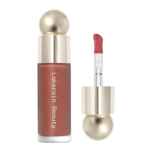 Velvet Liquid Blush, Natural Matte Finish Looking, Dewy Cheek Tint, Soft Cream Face Blush,Moisturizing Lightweight Blendable Feel,Long-Lasting 0.25 oz/7.5ml - 05#