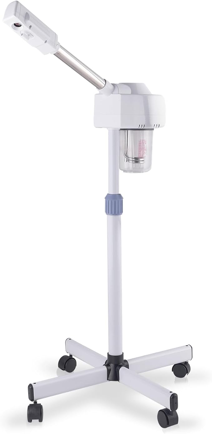 Winado Professional Facial Steamer with Touch Screen, Esthetician Steamer Humidifier Face Spa Mist Steam for Home Beauty Salon, Personal Skin Care Deep Cleaning, White