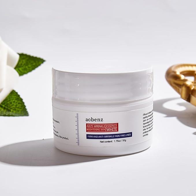 SINPIN aobenz Anti Aging Moisturizer Face Cream for Women & Men - Night Cream for Face & Neck | All Skin Types | Niacinamide + Hyaluronic Acid | Firming, Tightening, Anti Wrinkle, 1.76FL (2PCS)