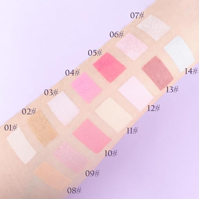 Monochrome Matte Eyeshadow Makeup Palette, Highly Pigmented Nude Eyeshadow Palette, Matte Pressed Powder Eyeshadow Makeup, Single Vegan Eye Shadow, Daily Evening Women Girls Eyes shadow Gift 8#