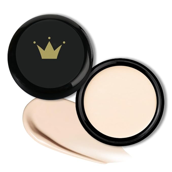 Kaely Color Correcting Concealer,Cream Pot Concealer Full Coverage,under Eye Concealer Palette for Conceals Dark Circles,Waterproof Foundation Face Makeup,02 Fair
