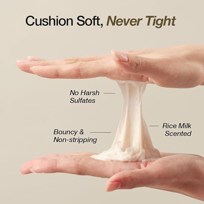 NDP Rice Mochi Deep Face Wash – Triple-Rice Airy Micro-Exfoliating Foam for Sensitive Skin, Phyto Mucin Hydration Shield, pH 5.5 Barrier-Safe Vegan Korean Skincare Cleanser, 4.05 fl oz (120 ml)