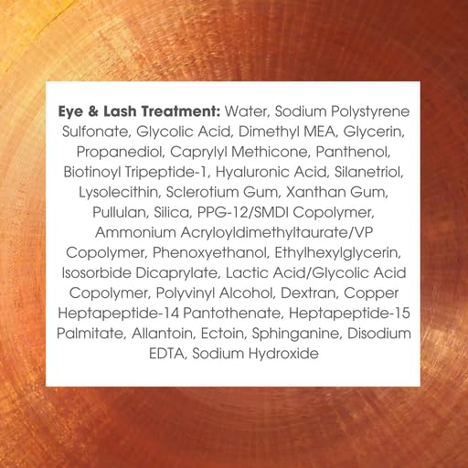 Consult Beaute Copperum 29 Rejuvenating Eye Treatment 0.5 oz. - Copper Peptides - Improve Appearance of Lines and Wrinkles - Hydrates Skin - Eye Lash Enhancing Serum