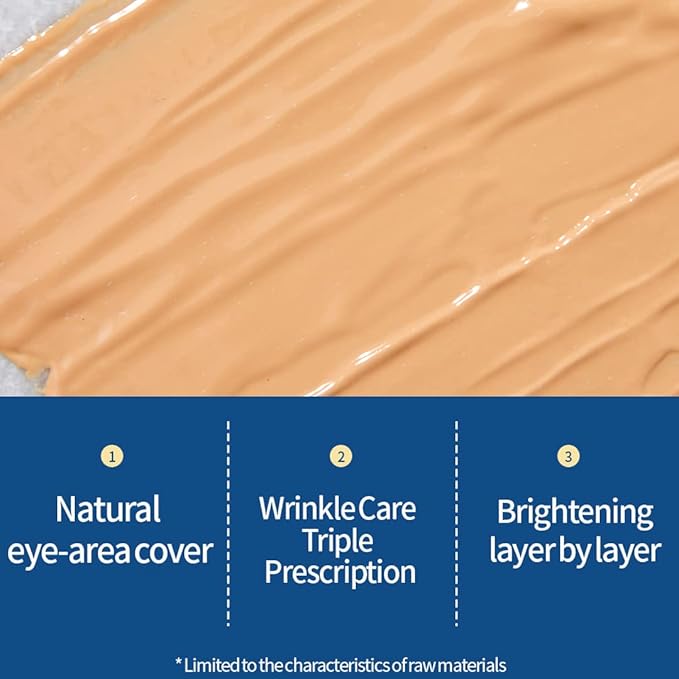 Korean skin care TheYEON Ectoin Vital Conceal Eye Cream for Dark Circle / 20ml 0.67 fl. oz/Concealer, Hydrates, Covers, Wrinkles and Puffiness, Anti Aging