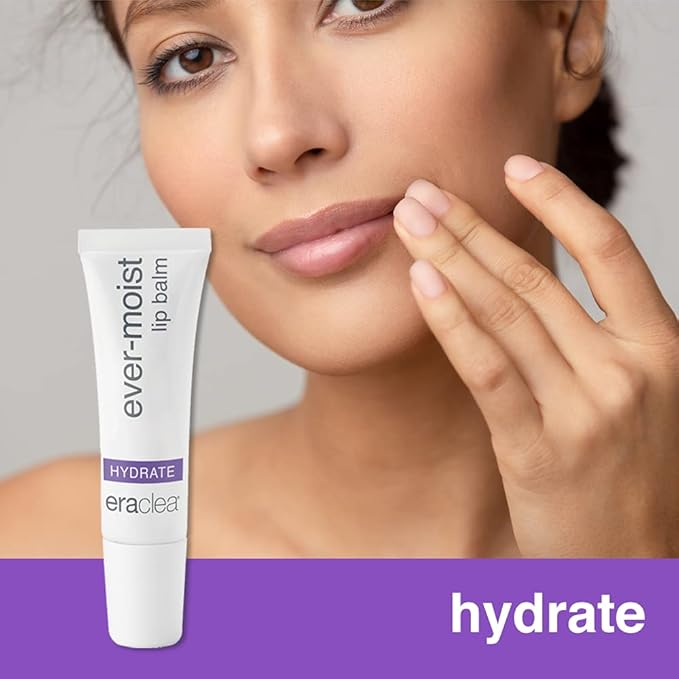 eraclea Ever-Moist Lip Balm, Lip Repair Treatment for Dry, Chapped Lips, Lip Moisturizer with Beeswax, Hyaluronic Acid and Shea Butter, Anti-Aging Cracked Lip Repair for Youthful Lips (0.4 oz)
