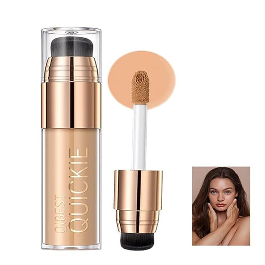 Mattte Liquid Concealer Foundation, Silky Foundation Mist Makeup, Breathable Blendable Lasting Formula, Moisturizing Repairing Makeup Primer, Flawless Smooth Creamy Nude Finish (#04)
