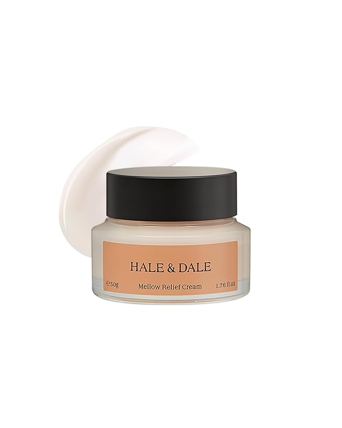 HALE&DALE Korean Moisturizer face Cream 1.76 oz, K-Beauty Moisturizer with Squalane, Shea Butter, Hydrating & Nourishing Cream with Dry and Aging Skin, Vegan, Silicone, Sulfate, and Paraben free