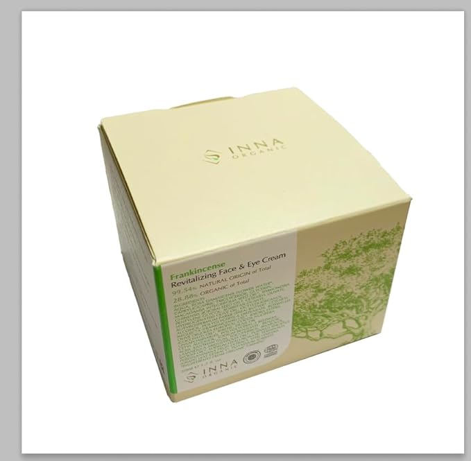 FRANKINCENSE REVITALIZING FACE & EYE CREAM, Anti-aging, Wrinkle Care, Moisturizing, Luxury Clean Beauty, Certified Organic, 1.7 fl.oz.